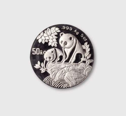 1992年熊猫5盎司银币