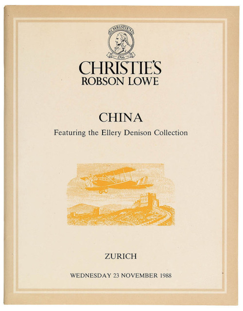 L 1988年瑞士苏黎士Robson Lowe公司举办中国邮票拍卖目录一册