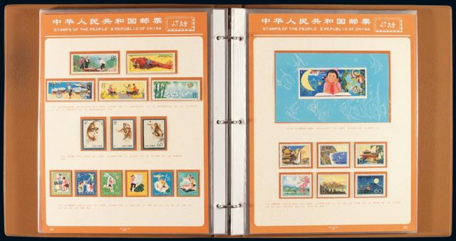 COL 1974-1991年J、T邮票定位册二册