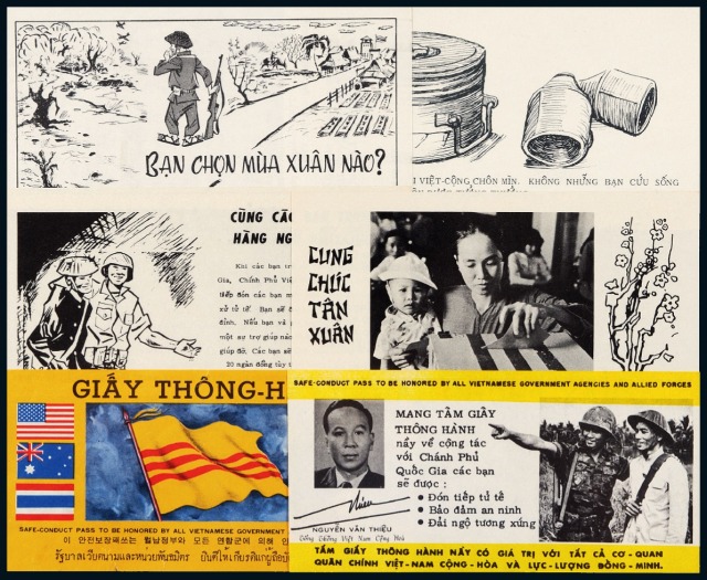 1955-1975年越南战争时期安全路单六枚