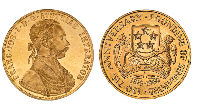 1915年奥匈帝国金币一枚