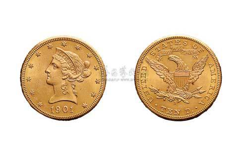 1901年美国10元金币