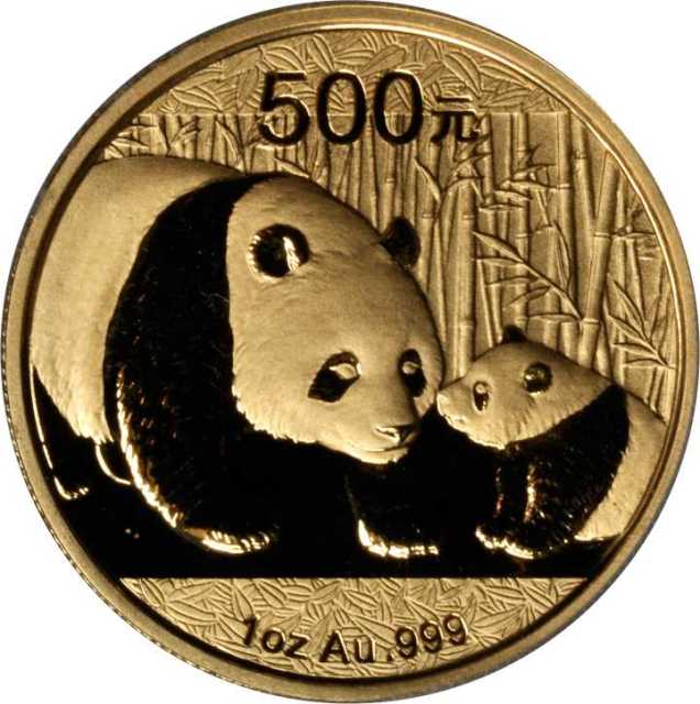 2011年熊猫纪念金币1盎司一组6枚 PCGS