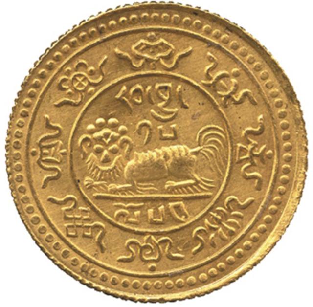 1920年西藏狮图金币20两 完未流通