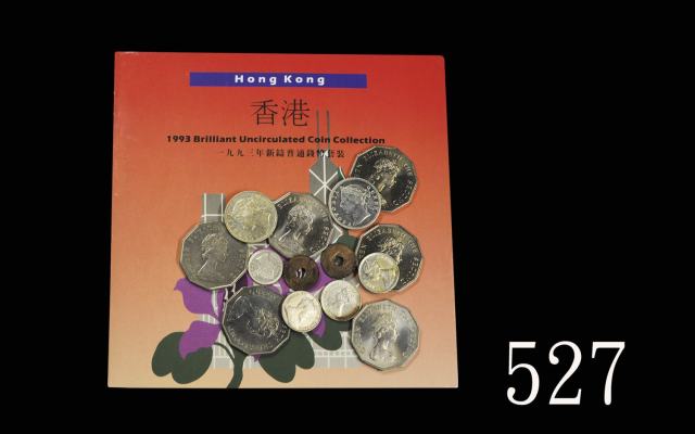 香港钱币一组14枚、1993年新铸普通钱币套装一套、97年青屿干线纪念币10元一套。极美品 - 未使用Hong Kong coins, group of 14 pcs of diff dates & 