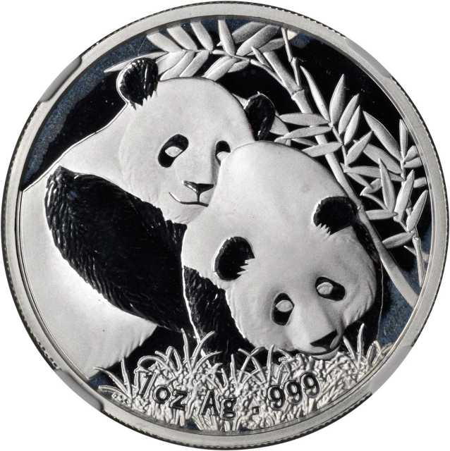 2012年熊猫纪念银币1盎司一组5枚 NGC PF 70