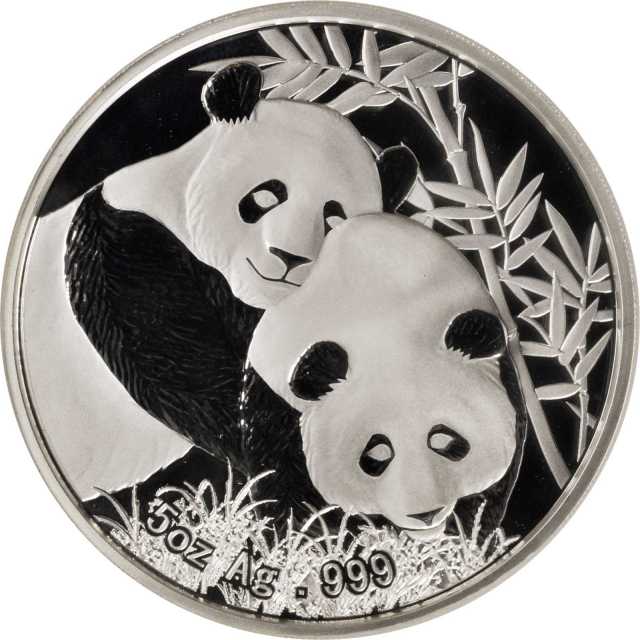 2012年新加坡国际钱币展销会5盎司熊猫银章 NGC PF 68