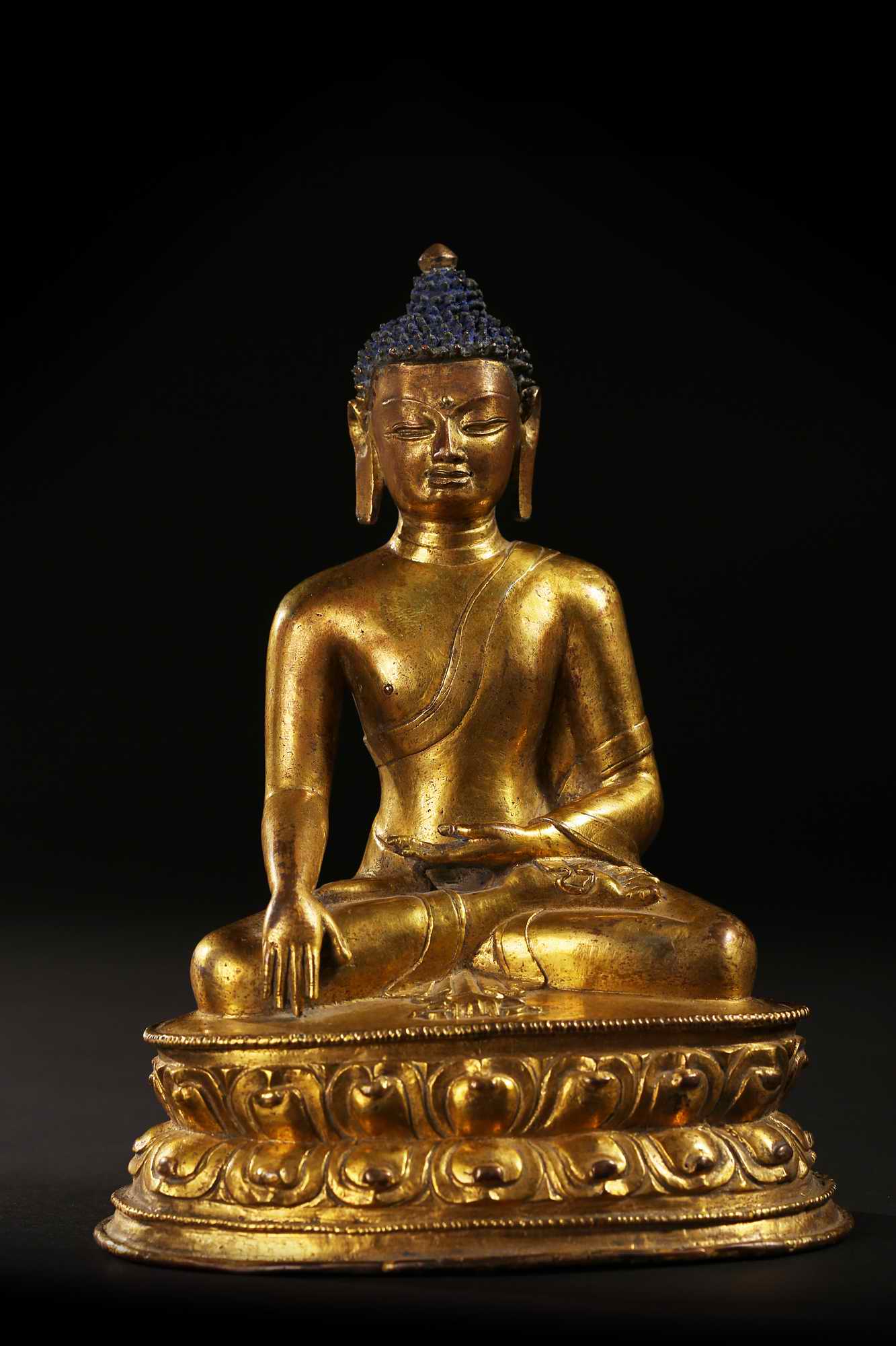 西藏 16世纪释迦牟尼佛像