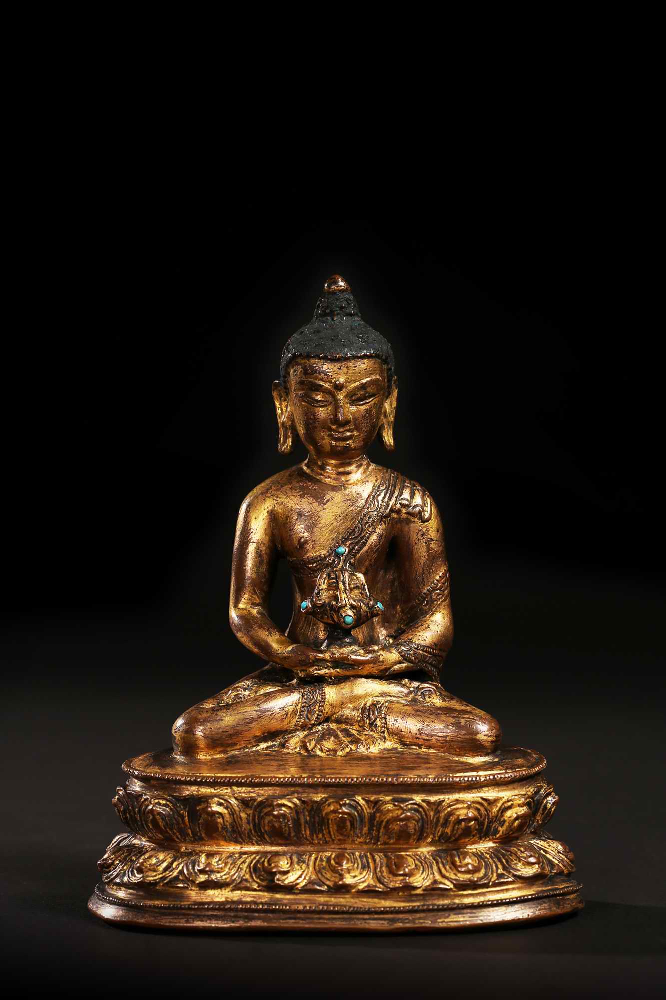 西藏 15世纪长寿佛佛像
