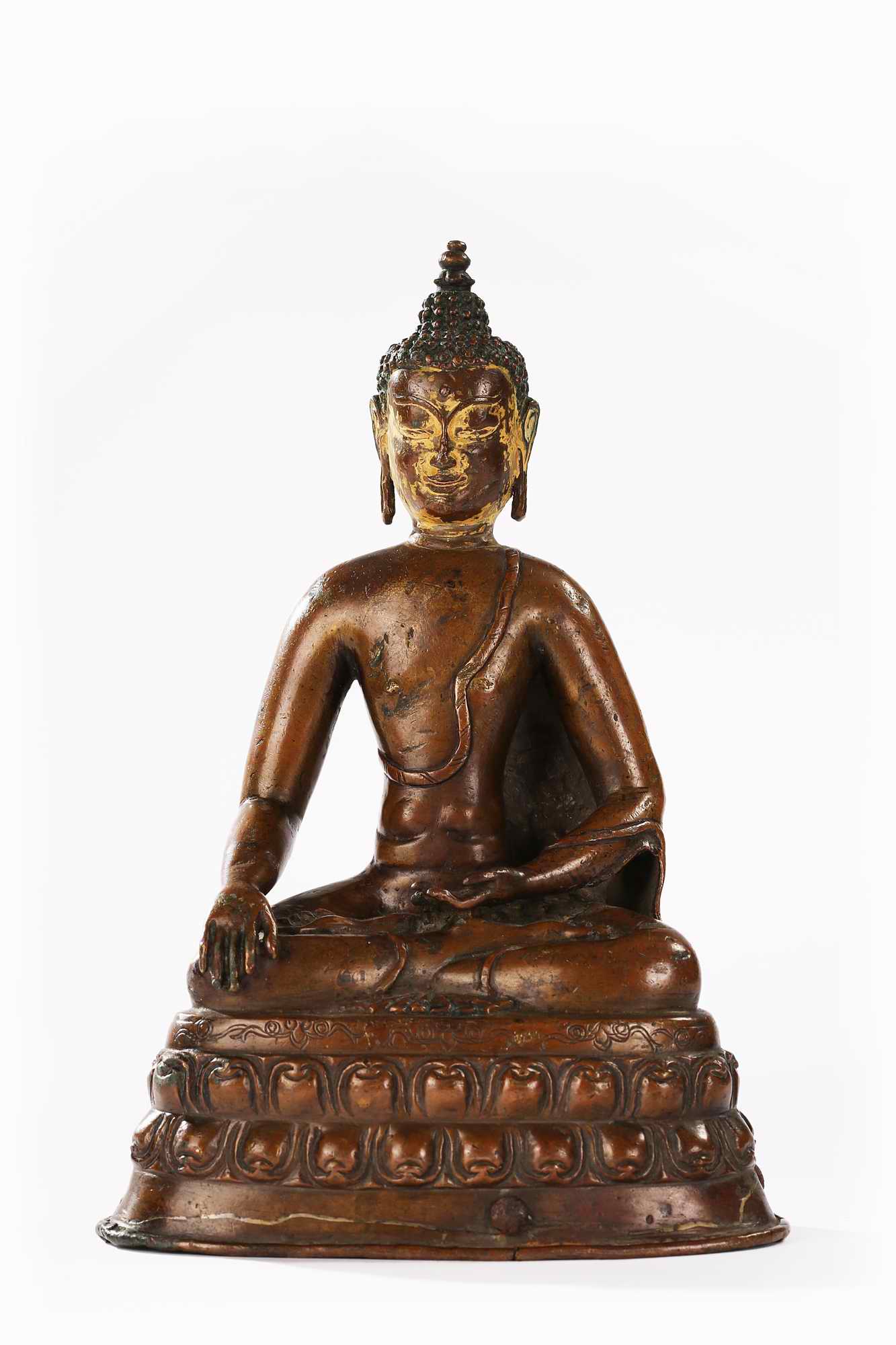 西藏 11-12世纪释迦牟尼佛像