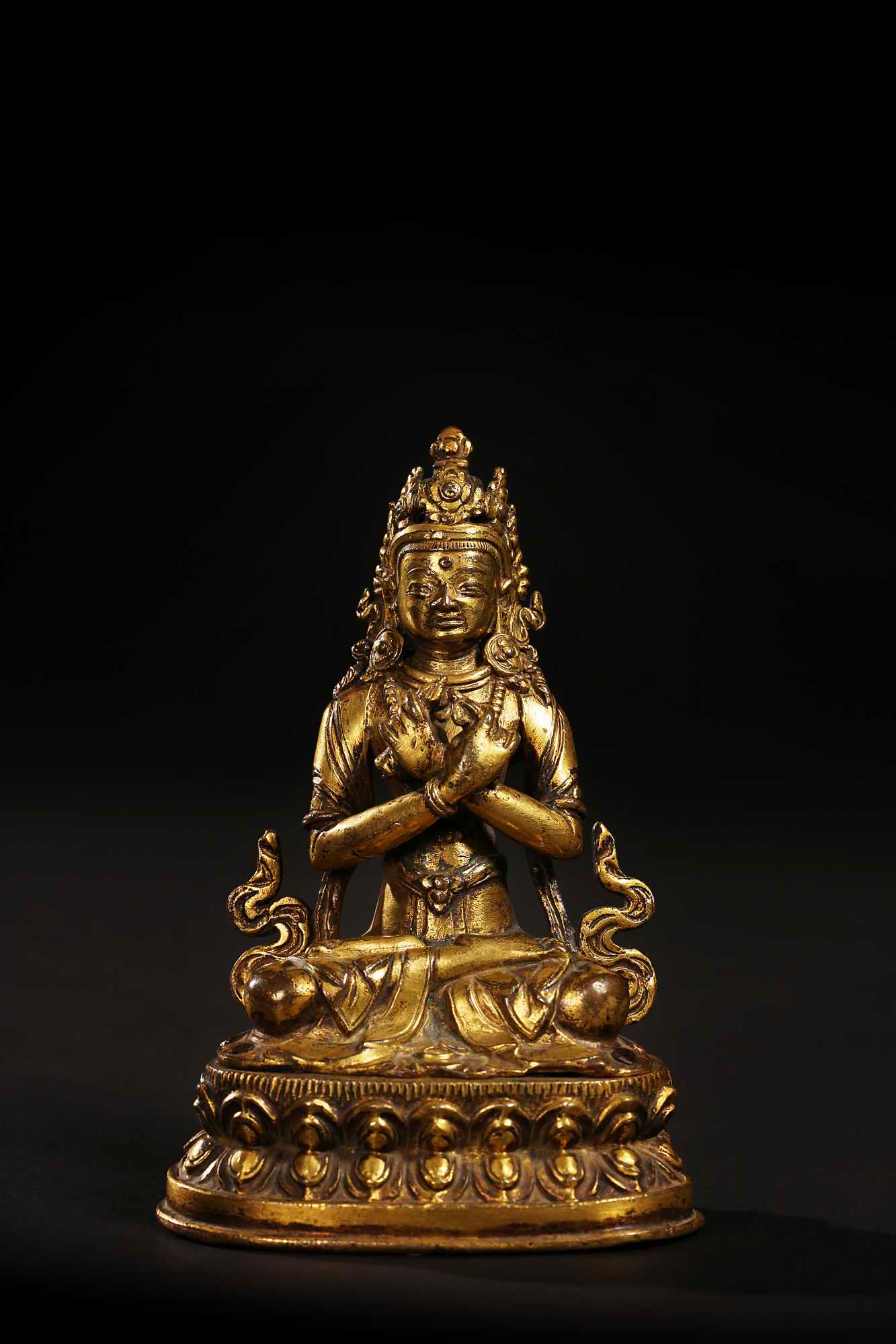 西藏 17世纪金刚总持佛像