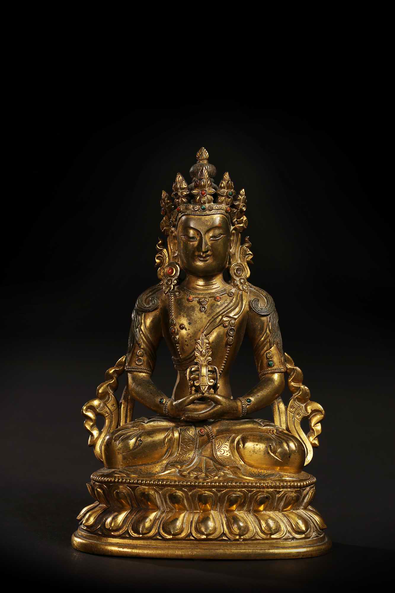 内地汉藏风格 18世纪长寿佛佛像