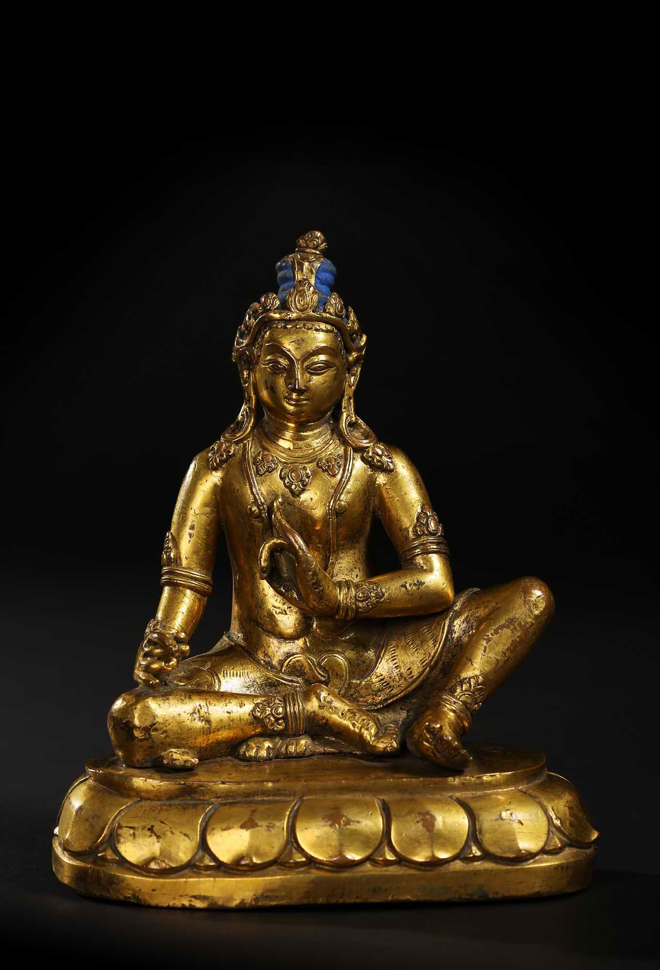 西藏 17世纪大成就者佛像