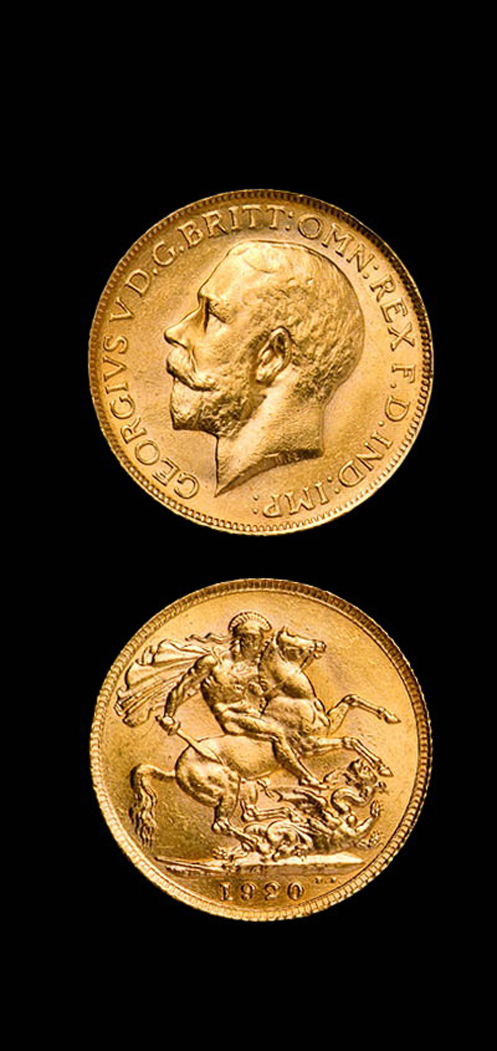 1920年英国金币一枚
