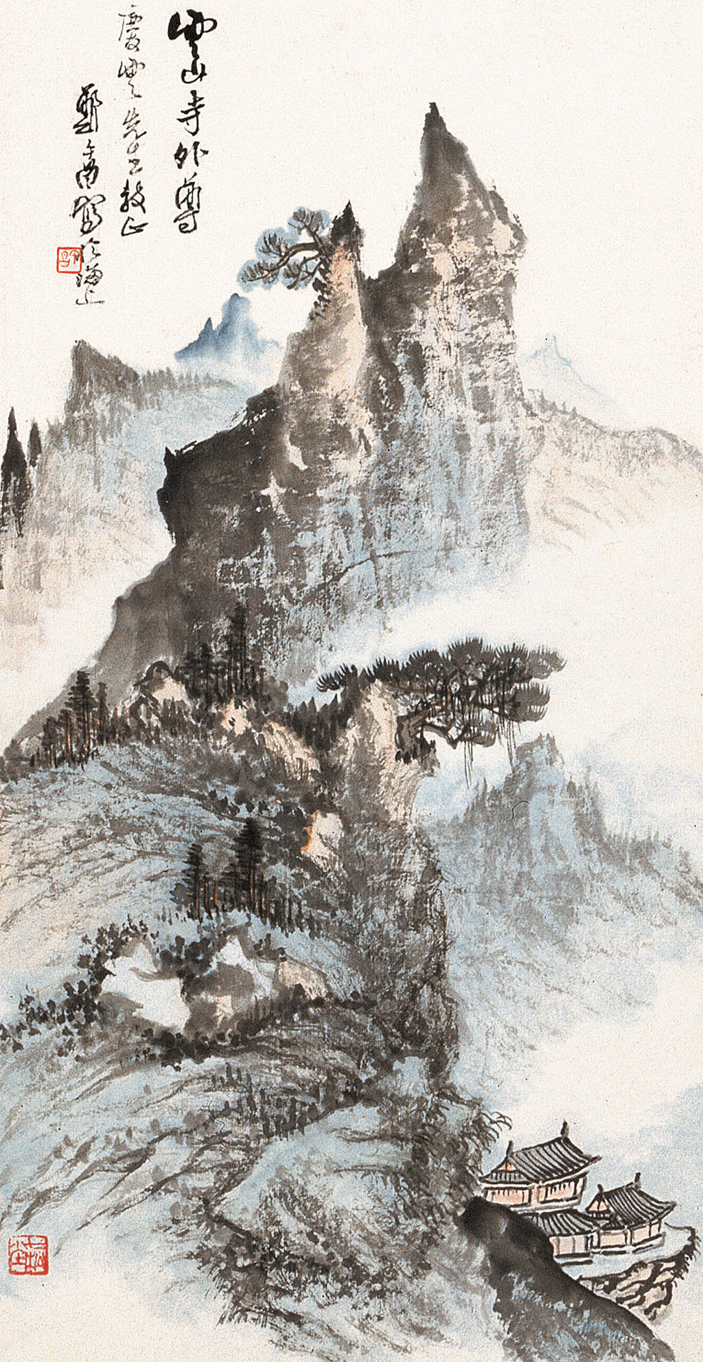 民国罕见的山水画大家，作出的画出奇美丽，原因是这样_郑午昌