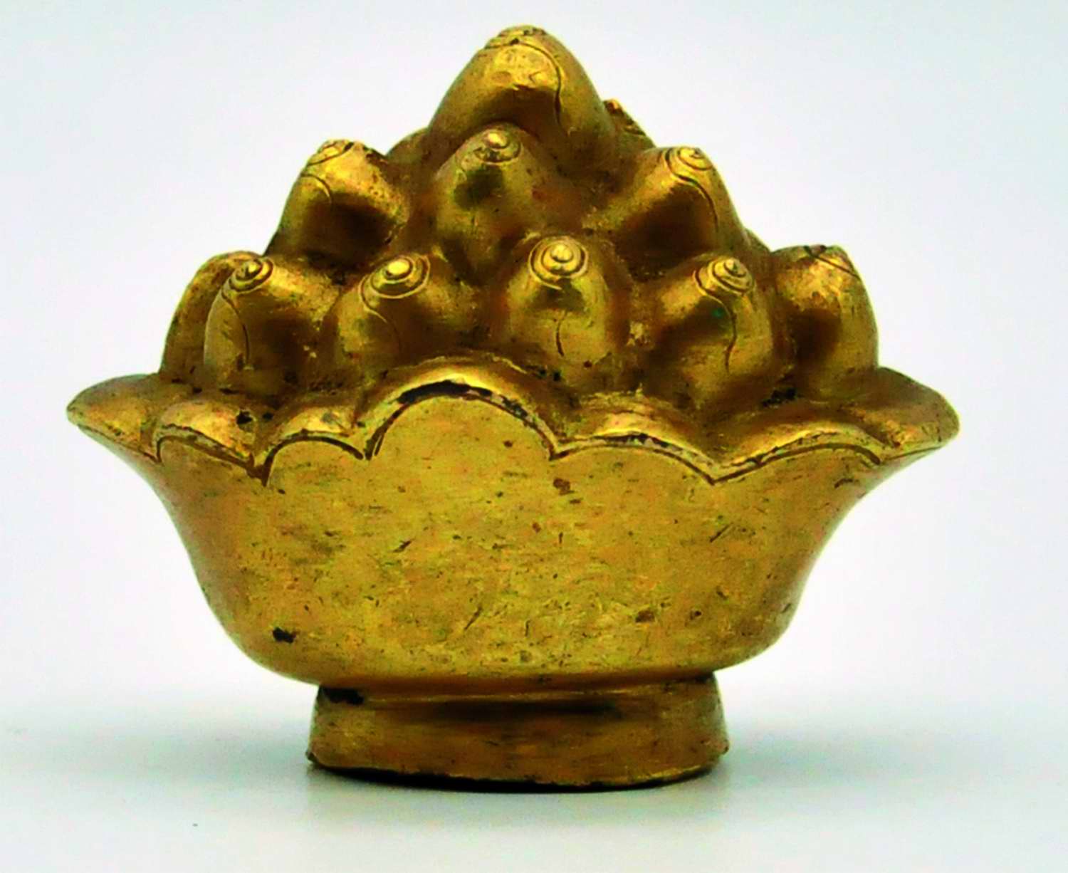 16世纪 铜鎏金摩尼宝