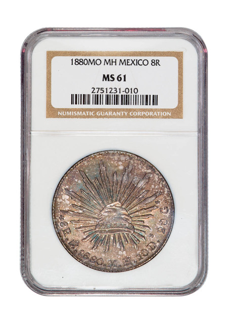 1880年墨西哥鹰洋银币一枚