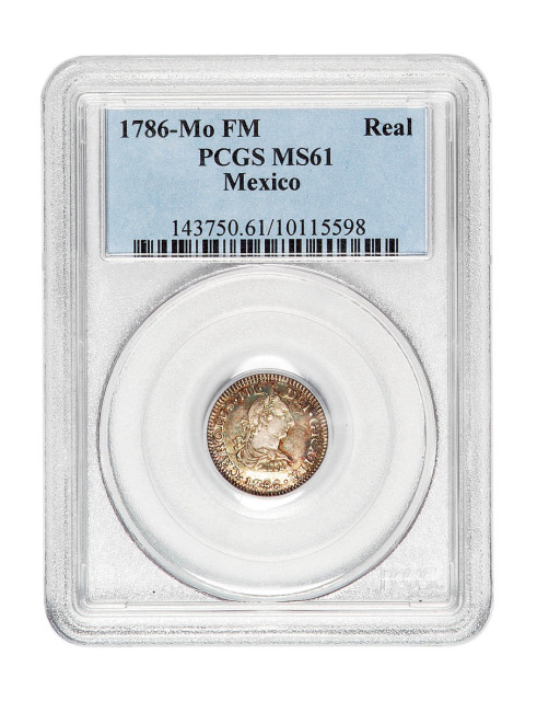 1786年西属墨西哥1R银币一枚