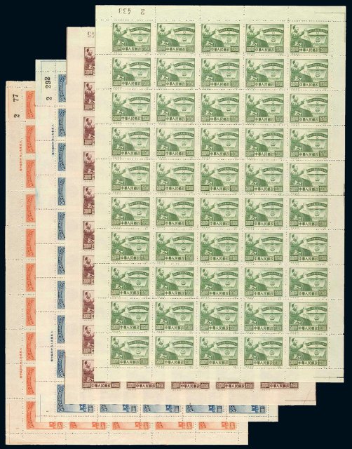 ★1950年纪2原版邮票四枚全二百套（无图）