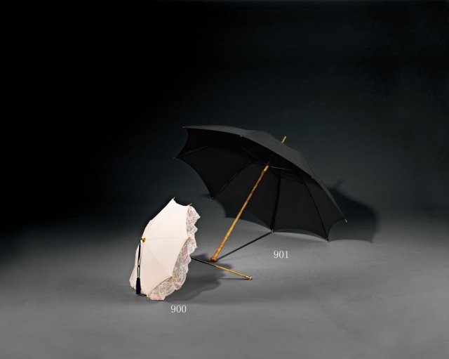 十九世纪 犀角柄折叠式淑女伞
