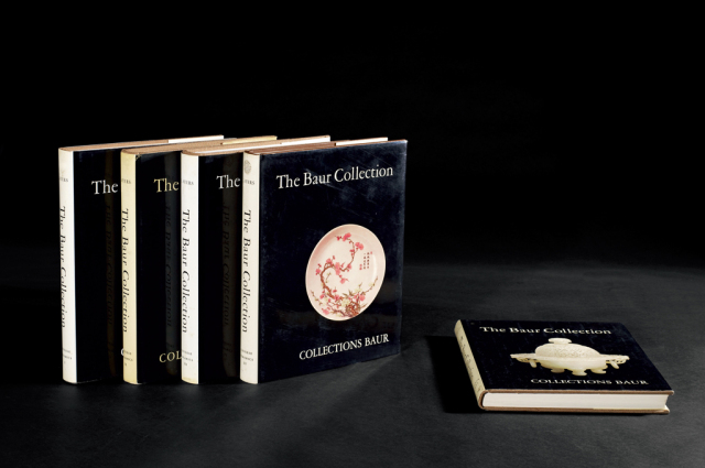  限量编号《鲍尔藏中国瓷器》4册全、《鲍尔藏中国玉器》1册  共5册