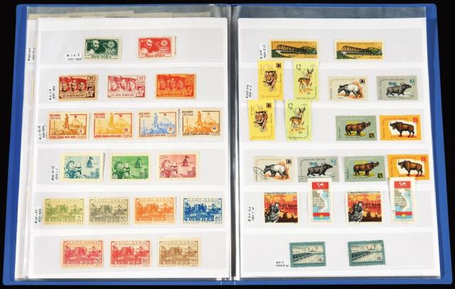 越南邮票一册740余枚
