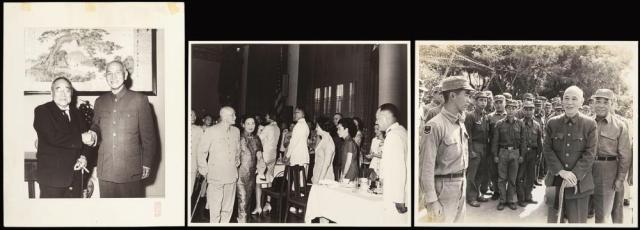 1956-1959年蒋介石黑白照片3张