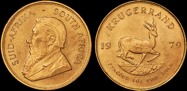 1979年南非克鲁格1盎司金币1枚