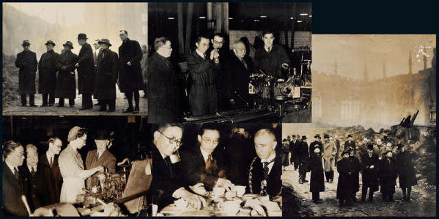 1943年蒋派访英代表团在英新闻照片8张