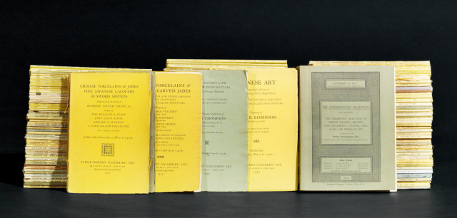  1935-1971年纽约帕克勃内拍卖图录159册、1940年苏富比欧默福普洛斯专场拍卖图录1册等共163册