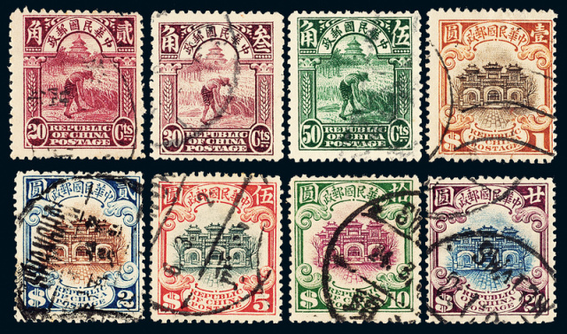 北京二版帆船邮票二十四枚全