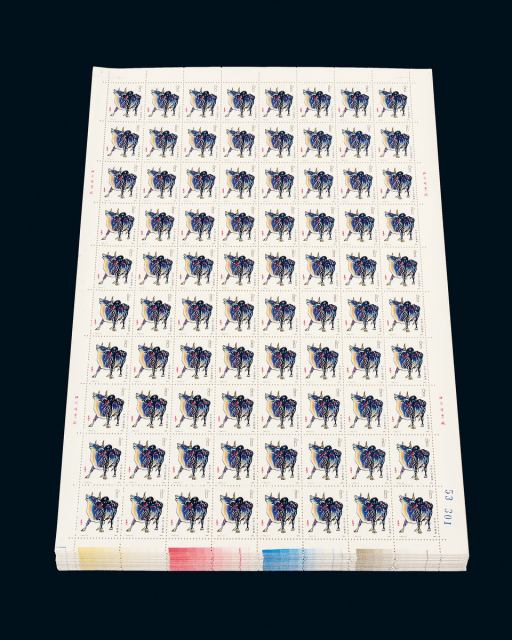 T.102生肖邮票八十枚全张100张连号