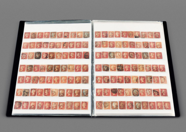 1858年英国红便士邮票1400枚