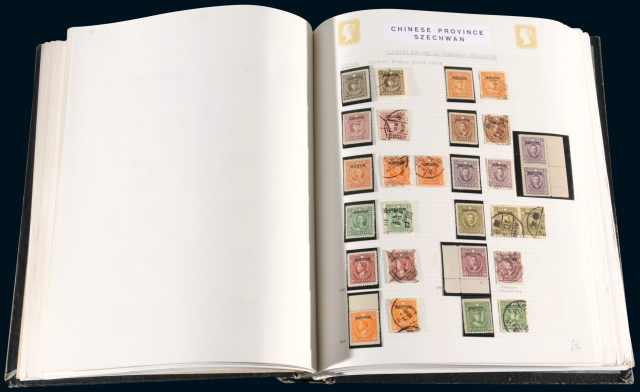 民国时期帆船邮票一册约一千七百枚
