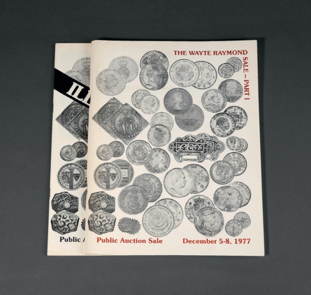 1977年《韦特·雷蒙德世界钱币珍藏专场》拍卖目录及图版二册