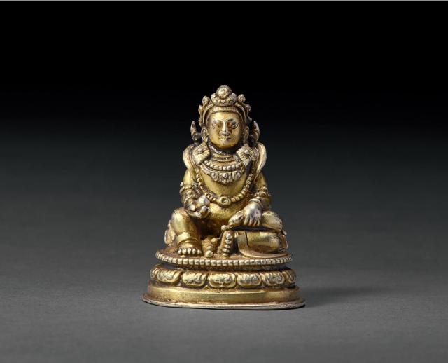 明早中期（十五世纪至十六世纪前半） 银鎏金黄财神