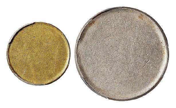 黄铜小型、白铜大型坯饼/PCGS Mint Error MS61、Mint Error AU58
